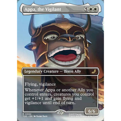 万智牌 Appa, the Vigilant 警醒的阿柏 TLE 异画 平/闪