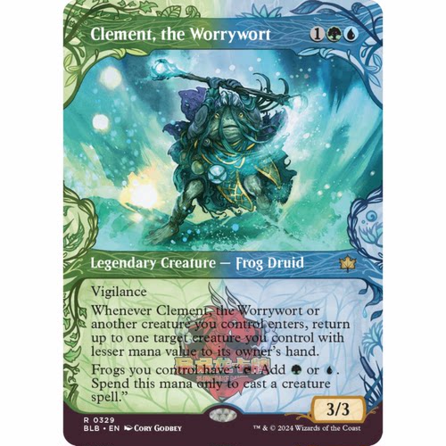 万智牌 忧天草克莱门特 Clement, the Worrywort 329 异画 平/闪
