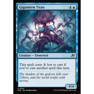 呆呆龙 万智牌 庞暴泰坦 Gigastorm Titan 平/闪 虚空边域 EOE