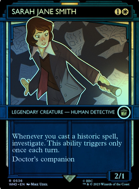 呆呆龙 万智牌 闪 莎拉·简·史密斯 异画 英文 神秘博士 白色 金