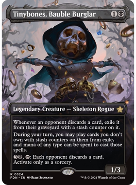 饰品妙盗细骨 Tinybones, Bauble Burglar 平/闪/异画 FDN 黑色