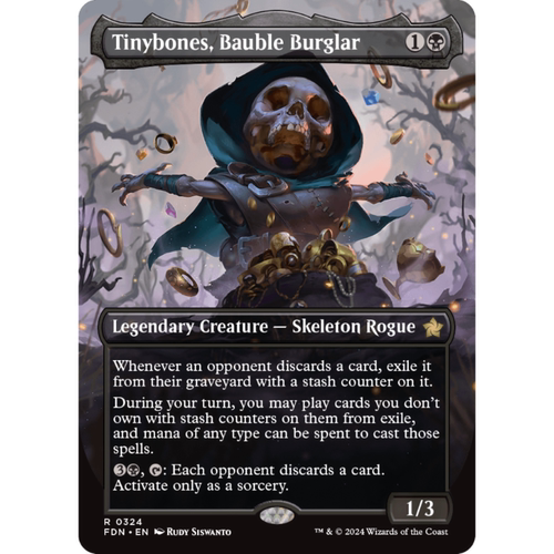 饰品妙盗细骨 Tinybones, Bauble Burglar 平/闪/异画 FDN 黑色