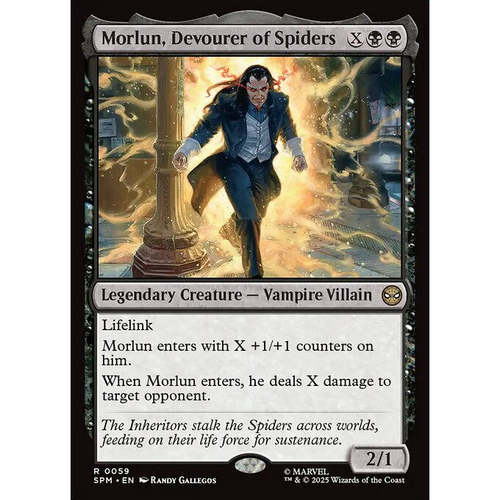 Morlun, Devourer of Spiders 蜘蛛吞噬者魔伦 平/闪/扩画 SPM