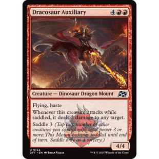 万智牌 驰援骇威龙 Dracosaur Auxiliary 英平/闪/异画 乙太漂移