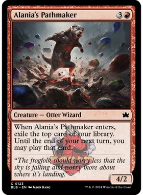 呆呆龙 万智牌 艾岚妮开道师 Alania's Pathmaker 0123 平/闪