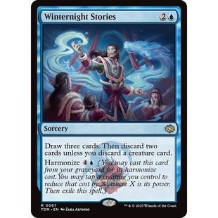 万智牌 鞑契 龙岚录 平/闪/扩画 Winternight Stories 冬夜故事