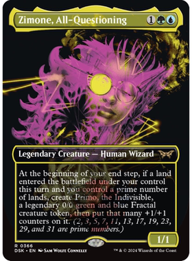 万智牌 Zimone, All-Questioning 好问琦梦 异画 平/闪