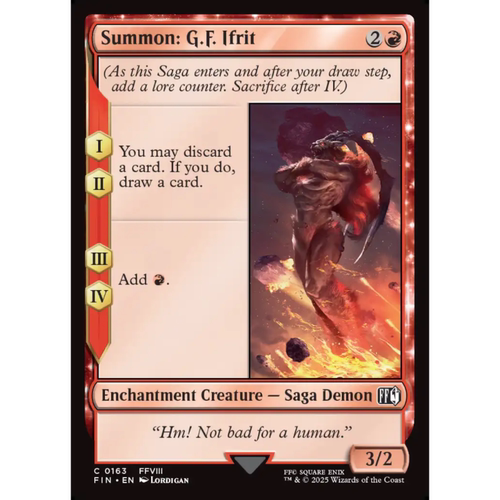 召唤:G.F.伊弗利特 Summon G.F. Ifrit 平/闪/扩画/潮涌 最终幻想