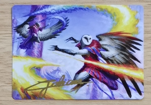 万智牌 斯翠海文 插画 签字 金签 画家  言传身教 43/81 英文