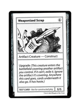 呆呆龙卡牌 万智牌 Weaponized Scrap (CMB2) MB1 测试卡