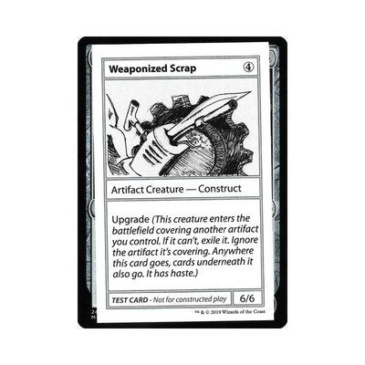 呆呆龙卡牌 万智牌 Weaponized Scrap (CMB2) MB1 测试卡
