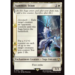 呆呆龙 万智牌 召唤:伊克西翁 Summon Ixion 平/闪/扩画 最终幻想