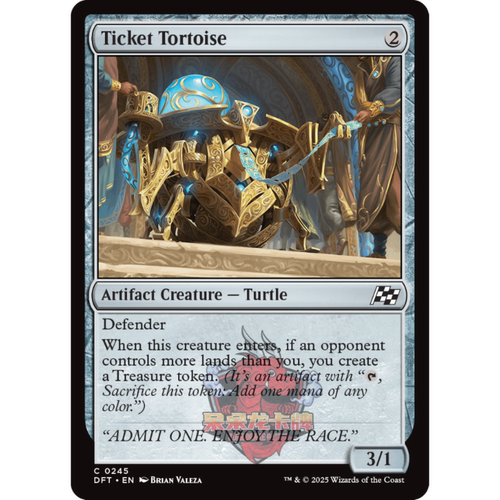万智牌 票务龟 Ticket Tortoise 英文 平/闪 乙太漂移 神器 铁