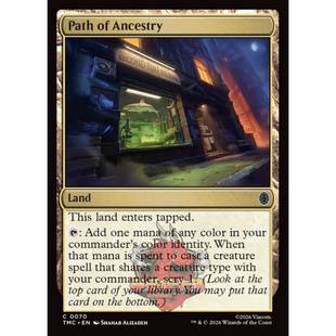 万智牌 TMC 忍者神龟指挥官 Path of Ancestry 祖灵径道 平/闪