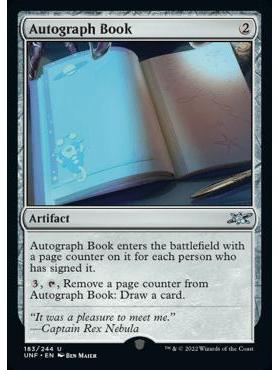 万智牌 英文 鸡飞4 UNF 平/闪/银河 Autograph Book