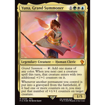 万智牌 大召唤士尤娜 Yuna Grand Summoner 平/闪/异画 最终幻想