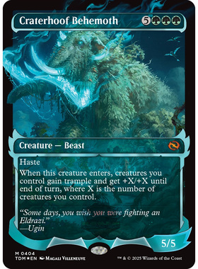 闪 陨蹄贝西摩斯 Craterhoof Behemoth 英文/日文 灵火/光晕 鞑契