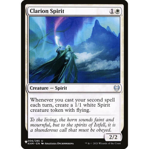 万智牌 KHM 6 clarion spirit 鸣号精怪 the list
