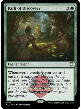 万智牌 发现之径 Path of Discovery 231 斑隆洛指挥官 绿色 金