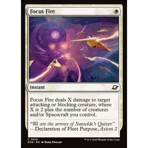 呆呆龙 万智牌 集中火力 Focus Fire 平/闪 虚空边域 EOE