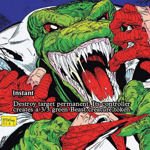 呆呆龙卡牌 万智牌 体内野兽 秘典 平/闪 SPM 蜘蛛侠 英文