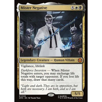 万智牌 Mister Negative 底片先生 平/闪/扩画 SPM