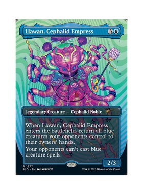 呆呆龙 万智牌 章人女皇拉宛 英文 闪 secret Lair SL 蓝色