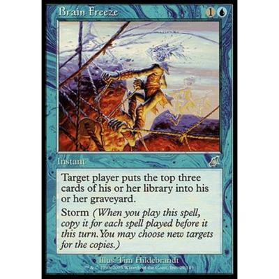 呆呆龙卡牌 万智牌 脑冻结 简中/英文 劫运降临 平/闪