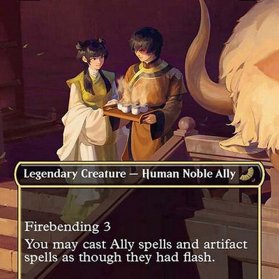 万智牌 Mai and Zuko 梅与苏科 TLE 异画 平/闪