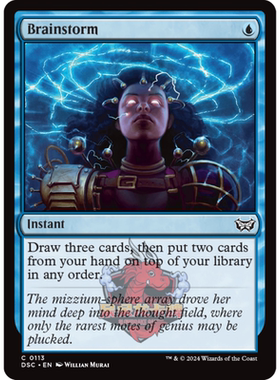 万智牌 脑力激荡 Brainstorm 英文 暮悲邸:鬼屋惊魂 指挥官 蓝色