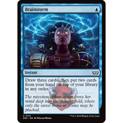 万智牌 脑力激荡 Brainstorm 英文 暮悲邸:鬼屋惊魂 指挥官 蓝色