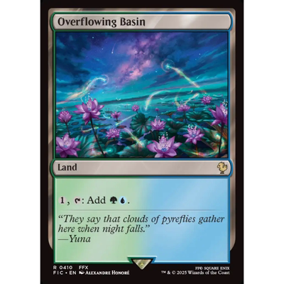 呆呆龙 万智牌 满溢水潭 Overflowing Basin 平/闪/扩画 最终幻想