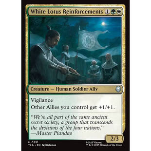 万智牌 white lotus reinforcements 白莲教援兵 TLA 平/闪