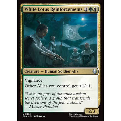 万智牌 white lotus reinforcements 白莲教援兵 TLA 平/闪