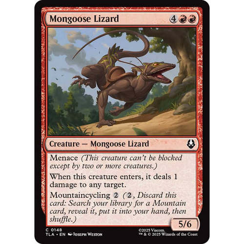 万智牌 mongoose lizard 猫鼬蜥 TLA 平/闪