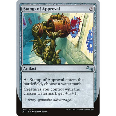 呆呆龙卡牌 万智牌 Stamp of Approval 闪 英文 鸡飞3