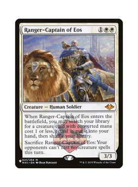 呆呆龙卡牌 万智牌 亿欧护林队长 英文 LIST 白色 秘稀