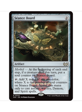 万智牌 降灵板 Séance Board 暮悲邸:鬼屋惊魂指挥官 神器 金