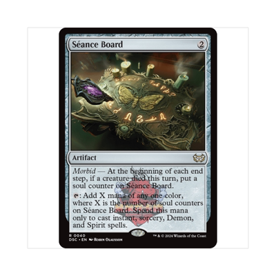 万智牌 降灵板 Séance Board 暮悲邸:鬼屋惊魂指挥官 神器 金