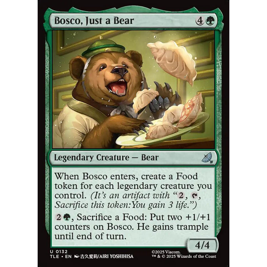 万智牌 bosco just a bear 单纯小熊波斯科 TLE 闪