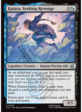 万智牌 katara seeking revenge 寻求雪恨的卡塔拉 TLE 闪