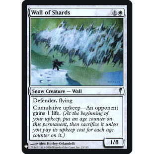 万智牌 fmb1 18 wall of shards 碎片墙 闪 the list