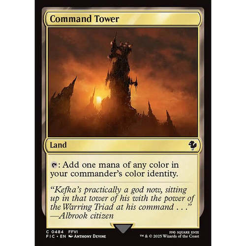 呆呆龙 万智牌 指挥塔 Command Tower 484 平/闪/扩画 最终幻想