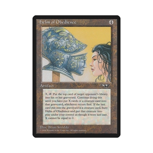 呆呆龙卡牌 万智牌 服从头盔 英文 同盟 神器 NM