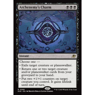 呆 大魔王的护符 Archenemy's Charm 平/闪/异画 虚空边域 EOE