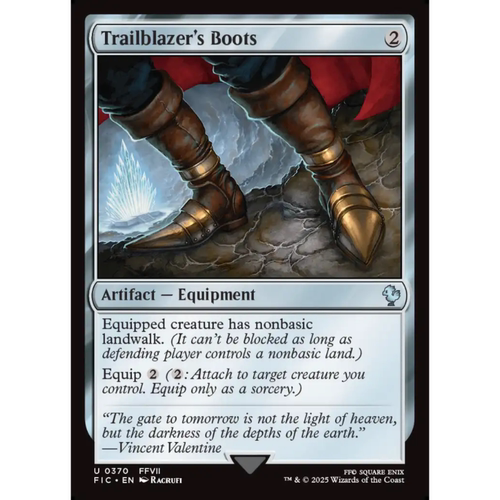 万智牌 开拓者旅靴 Trailblazer's Boots 平/闪/扩画 最终幻想