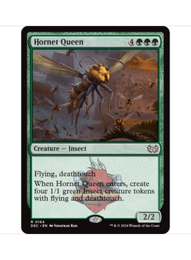 万智牌 蜂后 Hornet Queen 暮悲邸:鬼屋惊魂 指挥官 绿色 金