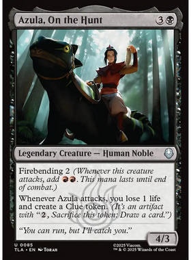万智牌 azula on the hunt 追捕路上的阿祖拉 TLA 平/闪