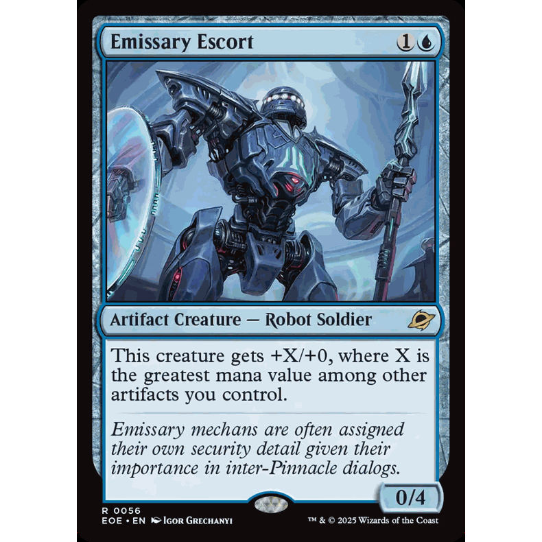 呆 万智牌 密使卫械 Emissary Escort 平/闪/扩画 虚空边域 EOE
