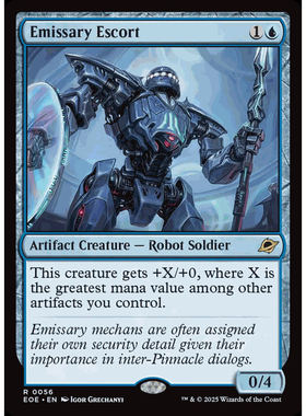 呆 万智牌 密使卫械 Emissary Escort 平/闪/扩画 虚空边域 EOE